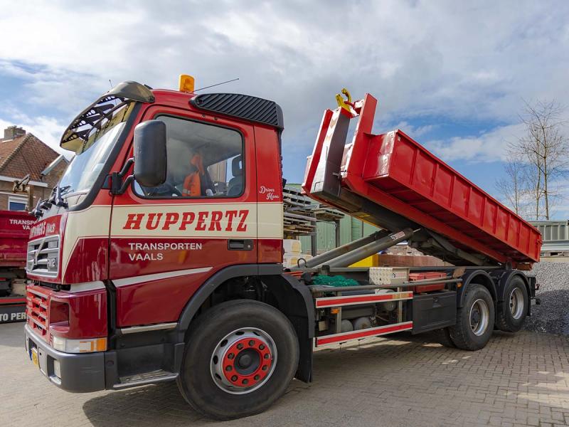 Transport van zand, grind en split